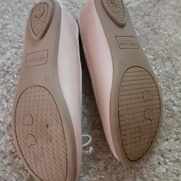 Zoe & Zac pink ballet style flats, size 1 1/2. - Picture 4 of 4